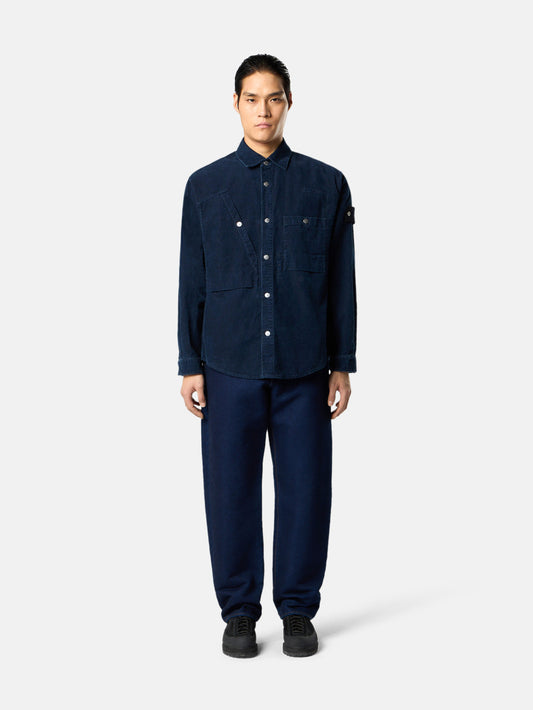 J100006 INDIGO POLYPROPYLENE DENIM-RINSED